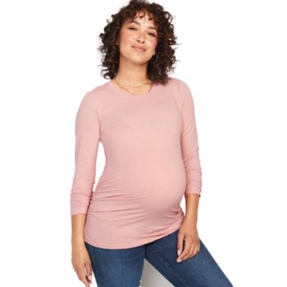 Old Navy Maternity EveryWear Long Sleeve Crew Neck